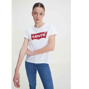 Remera Levis The Perfect Tee Batwing White de Mujer
